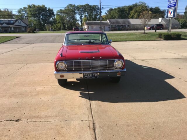 1963 Red Ford Falcon Fastback