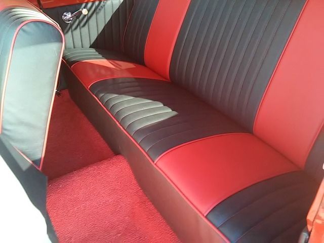 1963 Orange and Black Ford Falcon Coupe