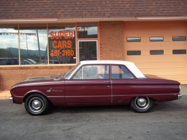 1963 Orange and Black Ford Falcon Coupe