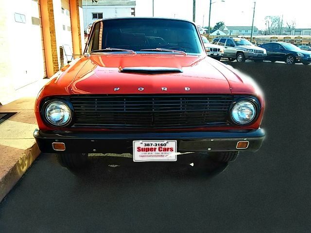 1963 Orange and Black Ford Falcon Coupe