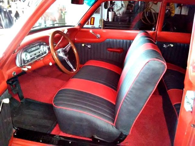 1963 Orange and Black Ford Falcon Coupe