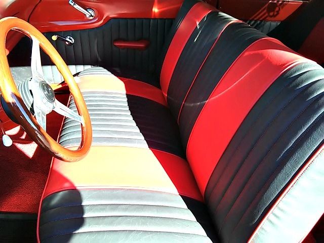 1963 Orange and Black Ford Falcon Coupe