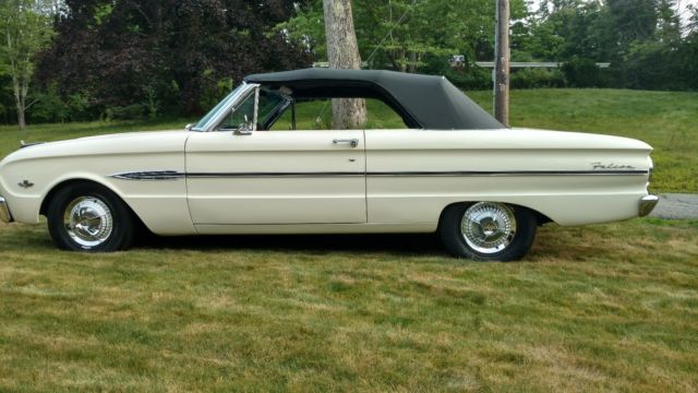 1963 White Ford Falcon Convertible