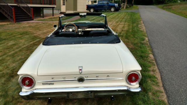 1963 White Ford Falcon Convertible