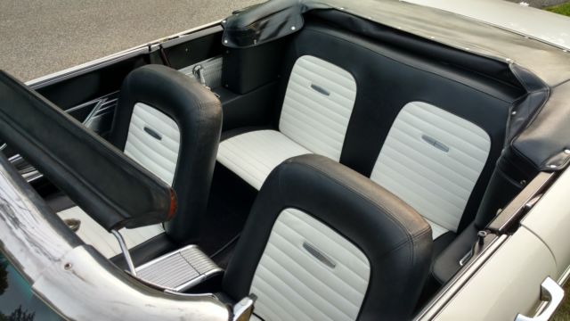 1963 White Ford Falcon Convertible