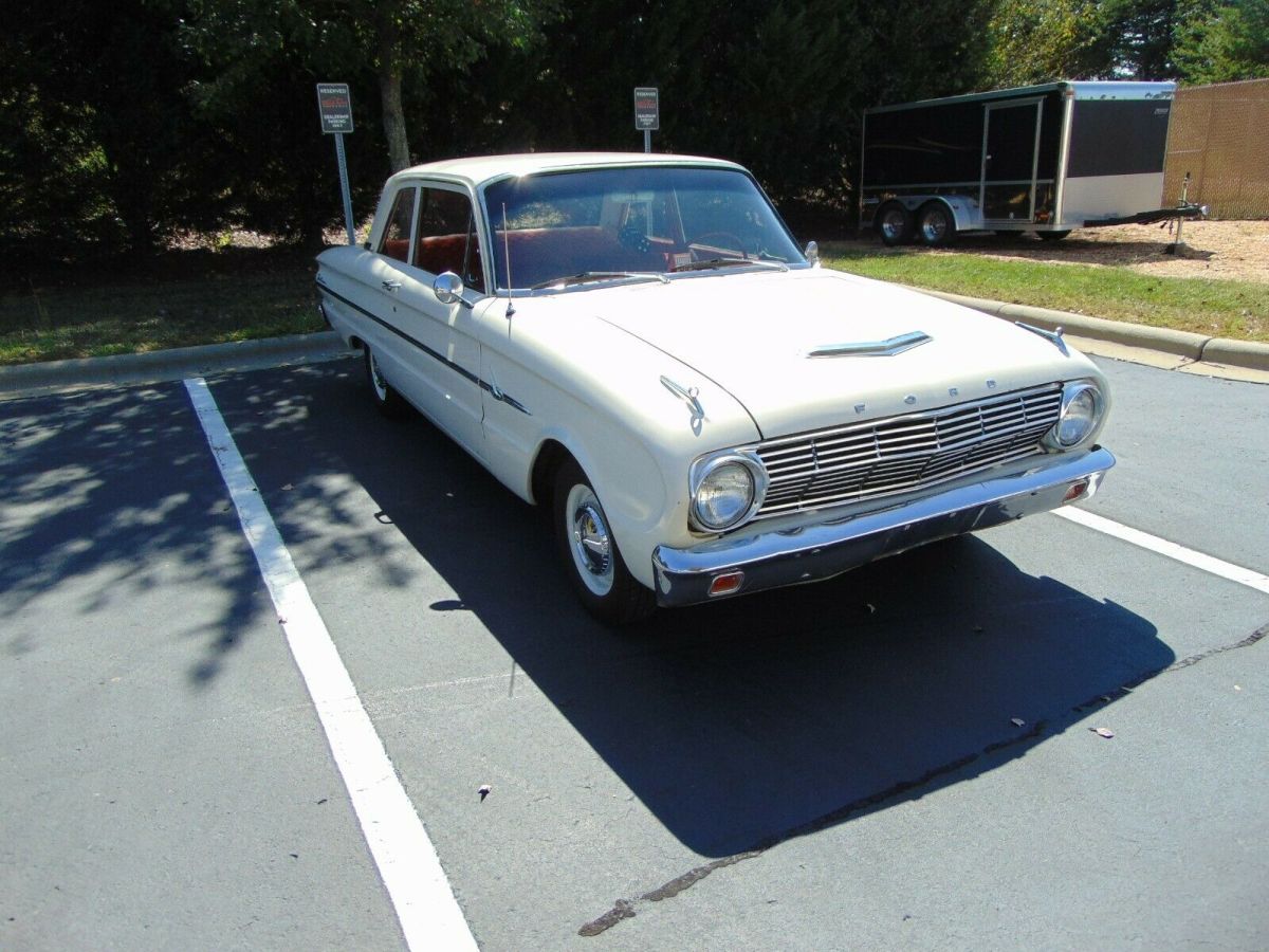 1963 White Ford Falcon Coupe
