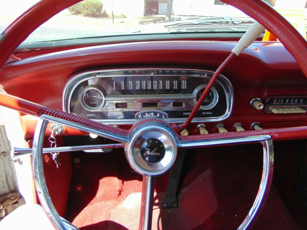 1963 White Ford Falcon Coupe