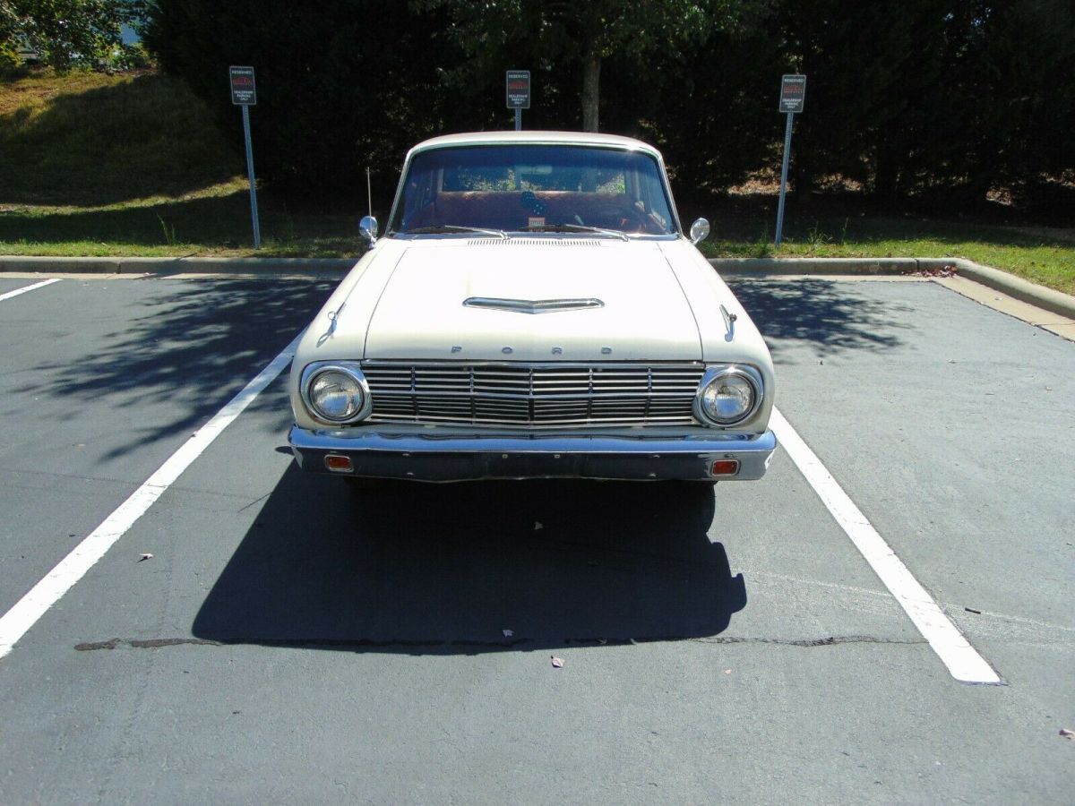 1963 White Ford Falcon Coupe