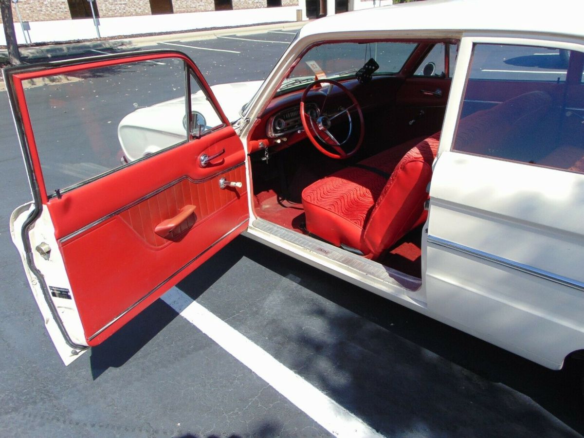 1963 White Ford Falcon Coupe