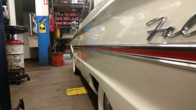 1963 White Ford Falcon Convertible