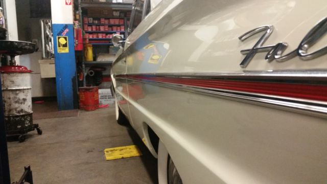 1963 White Ford Falcon Convertible