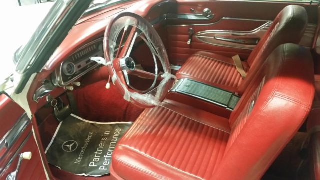 1963 White Ford Falcon Convertible