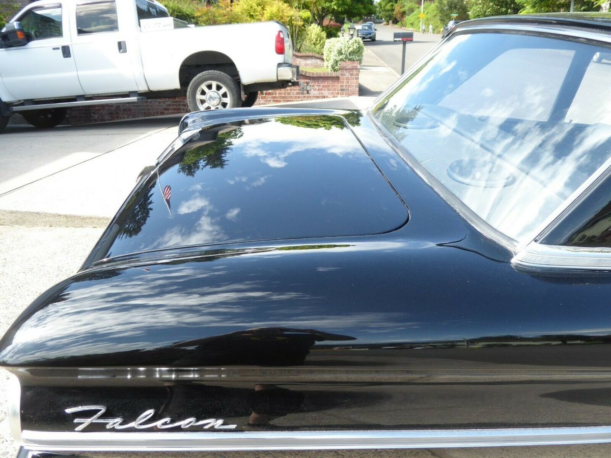 1963 Raven Black Ford Falcon 62B 2 door Futura Hardtop