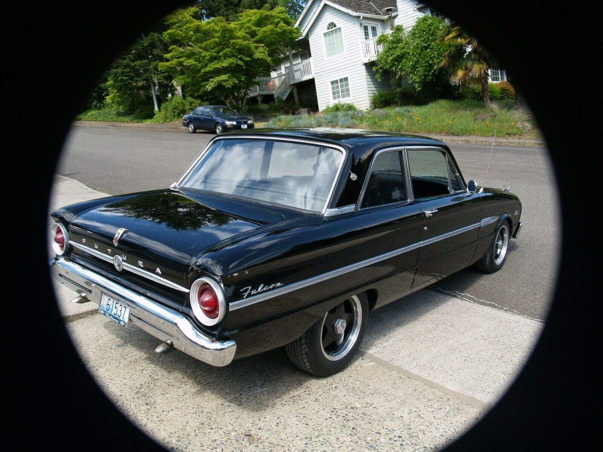 1963 Raven Black Ford Falcon 62B 2 door Futura Hardtop