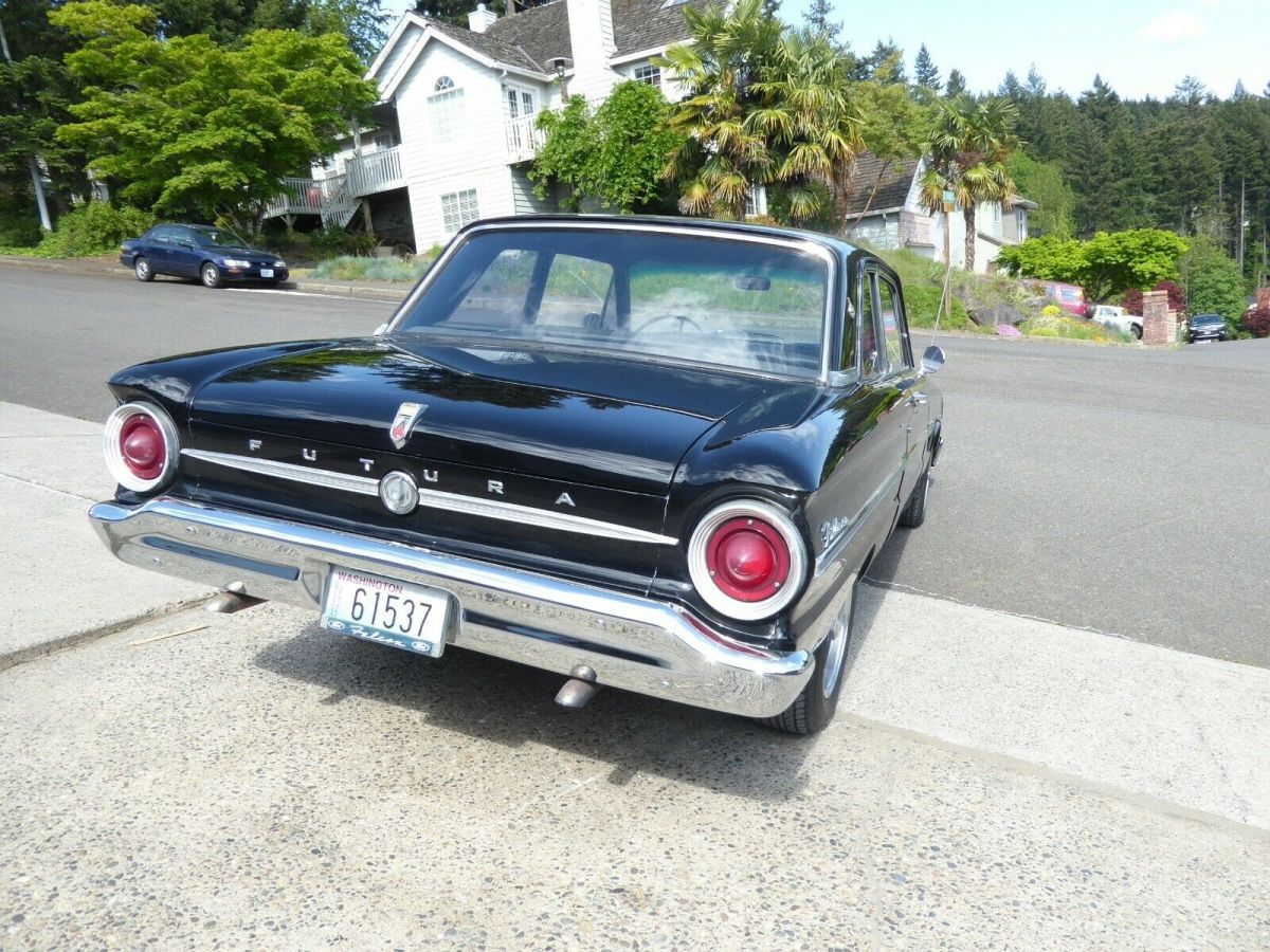 1963 Raven Black Ford Falcon 62B 2 door Futura Hardtop