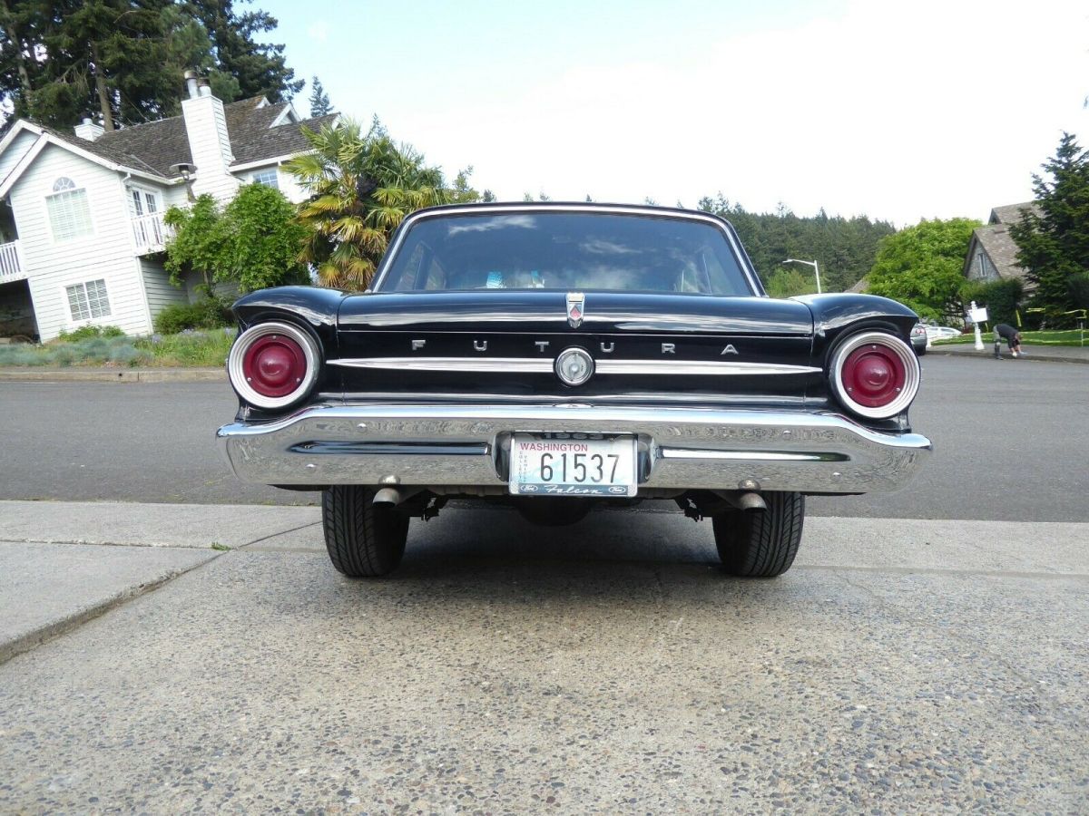 1963 Raven Black Ford Falcon 62B 2 door Futura Hardtop