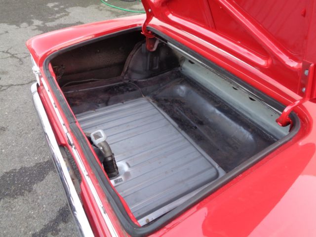 1963 Red Ford Falcon Convertible