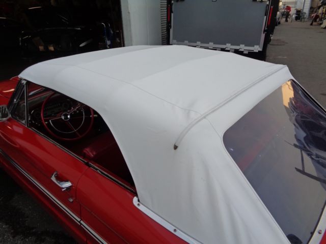 1963 Red Ford Falcon Convertible