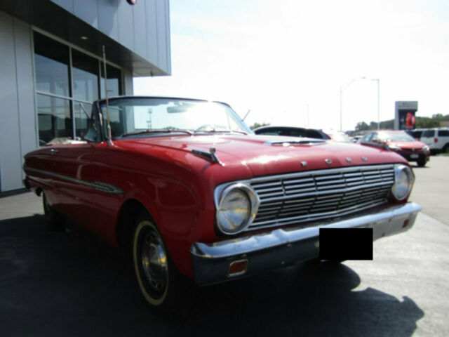 1963 Red Ford Falcon Convertible
