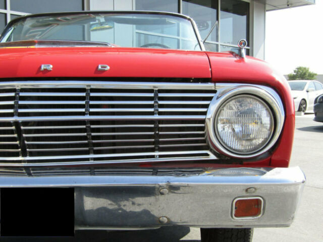 1963 Red Ford Falcon Convertible