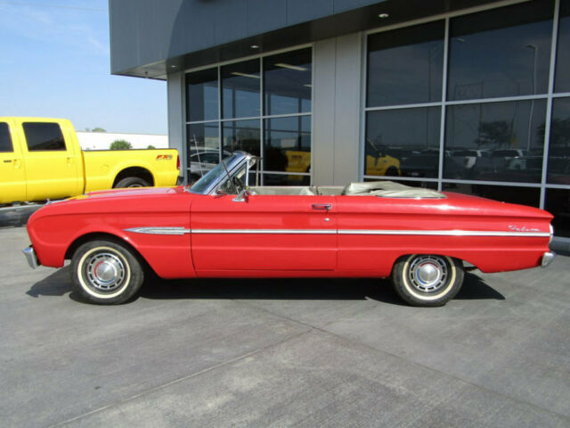 1963 Red Ford Falcon Convertible
