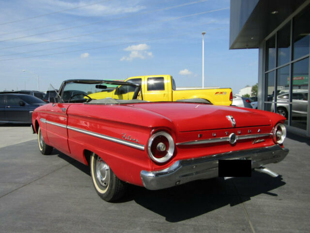 1963 Red Ford Falcon Convertible