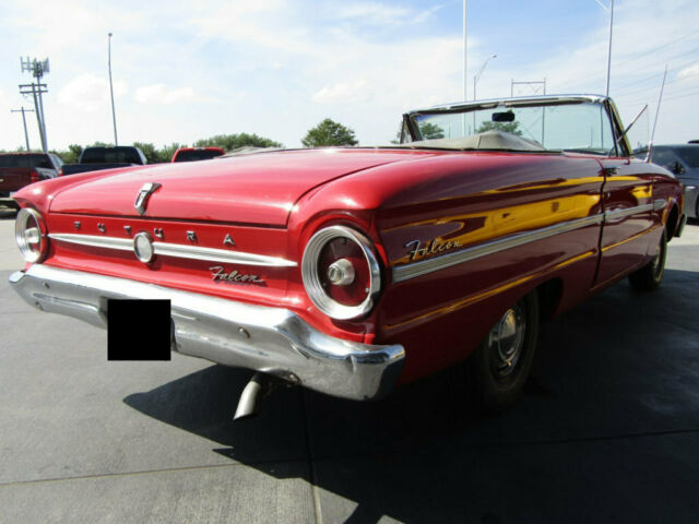 1963 Red Ford Falcon Convertible
