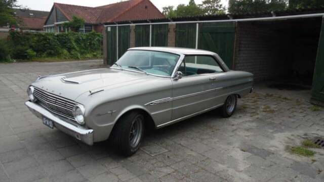 1963 smoke silver metallic Ford Falcon Coupe