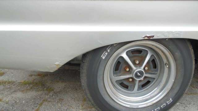 1963 smoke silver metallic Ford Falcon Coupe