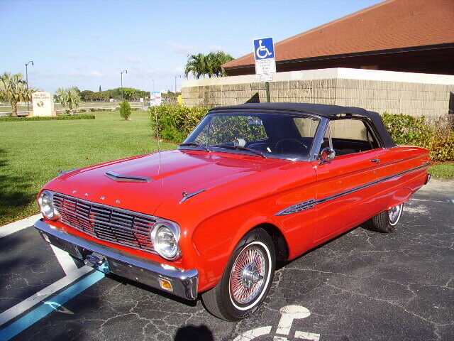1963 Red Ford Falcon Convertible