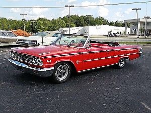 1963 Red Ford Galaxie --