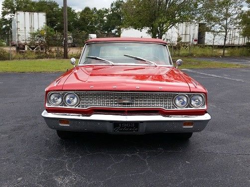 1963 Red Ford Galaxie --