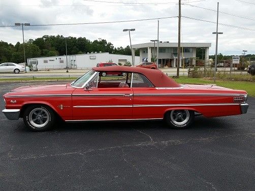 1963 Red Ford Galaxie --