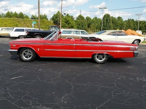 1963 Red Ford Galaxie --