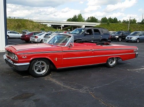 1963 Red Ford Galaxie --
