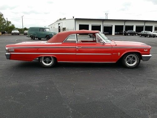 1963 Red Ford Galaxie --