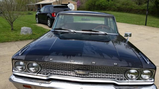 1963 Black Ford Galaxie