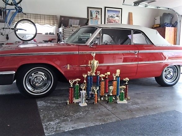 1963 Rangoon Red Ford Galaxie Convertible