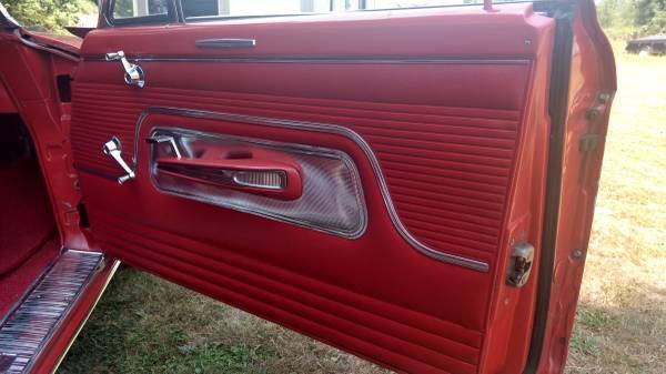 1963 Red Ford Galaxie Convertible