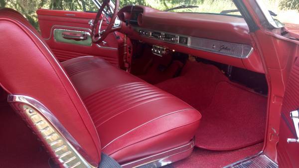 1963 Red Ford Galaxie Convertible