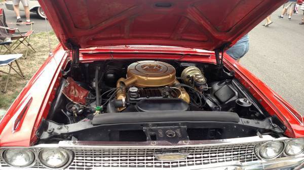 1963 Red Ford Galaxie Convertible
