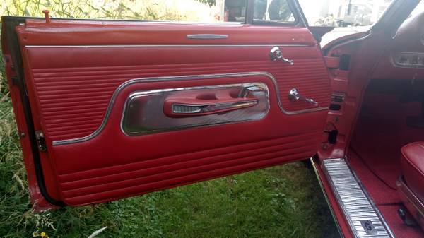 1963 Red Ford Galaxie Convertible