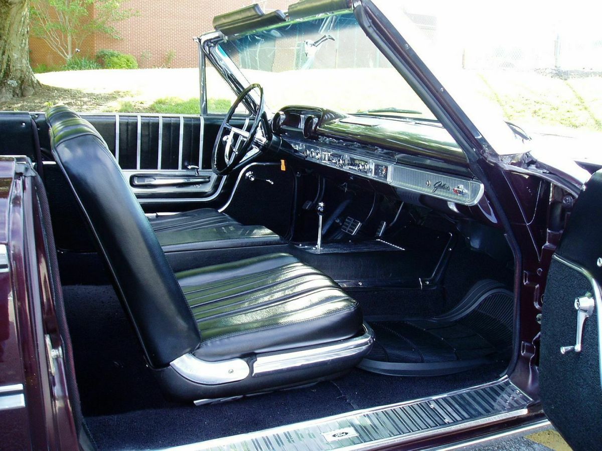 1963 Black Ford Galaxie Convertible