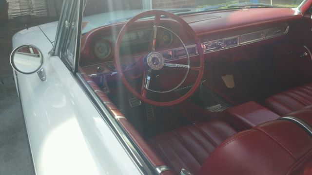 1963 White Ford Galaxie Sedan