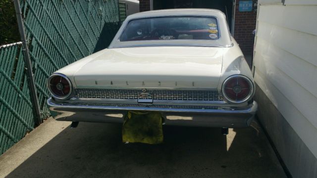 1963 White Ford Galaxie Sedan
