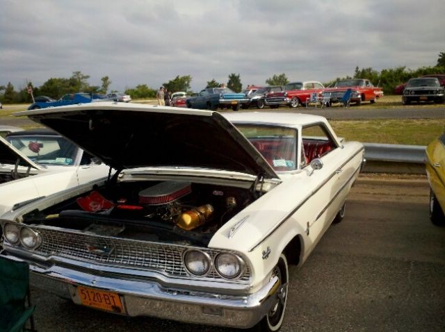 1963 White Ford Galaxie Sedan