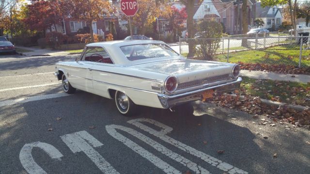 1963 White Ford Galaxie Sedan