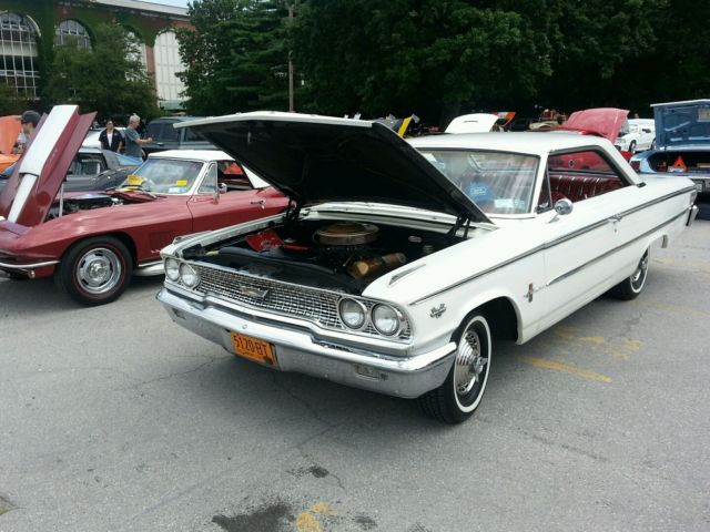 1963 White Ford Galaxie Sedan