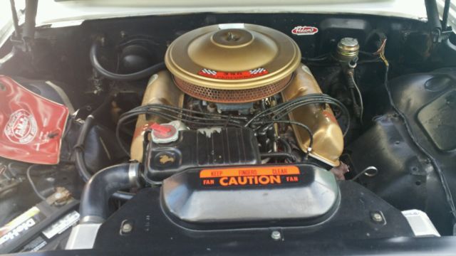 1963 White Ford Galaxie Sedan