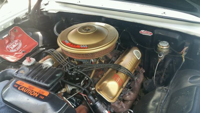 1963 White Ford Galaxie Sedan